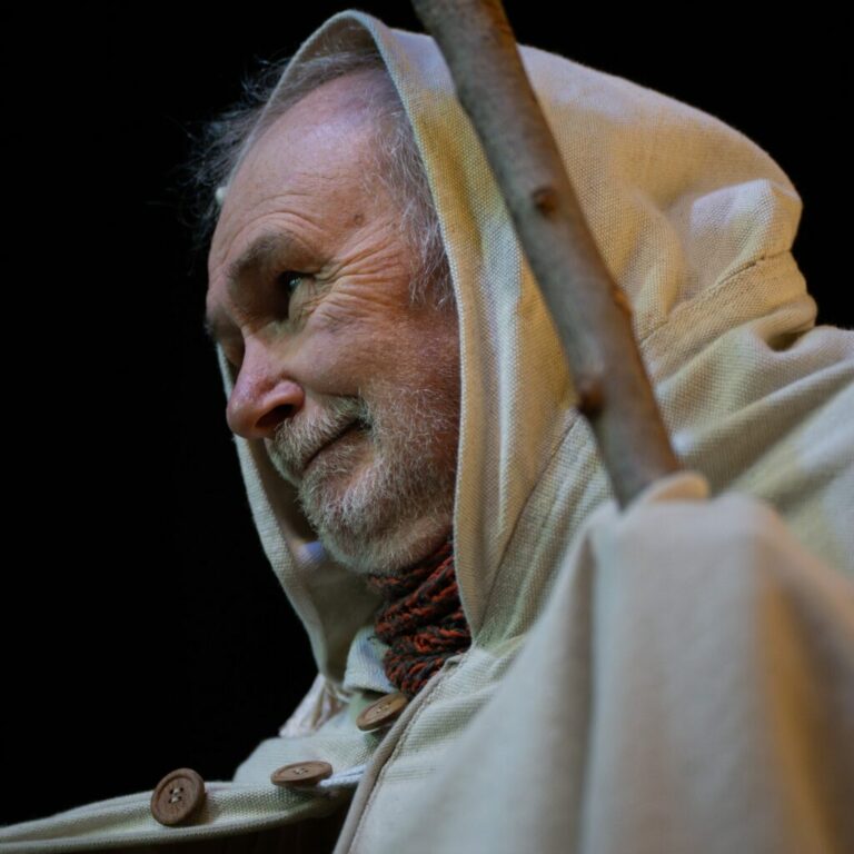 un berger en gros plan