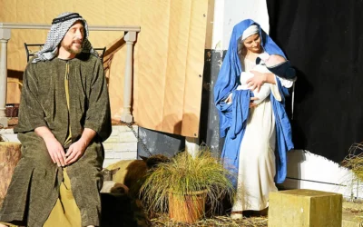 La crèche vivante à Sainte-Anne-d’Auray a déjà attiré près de 3 000 visiteurs